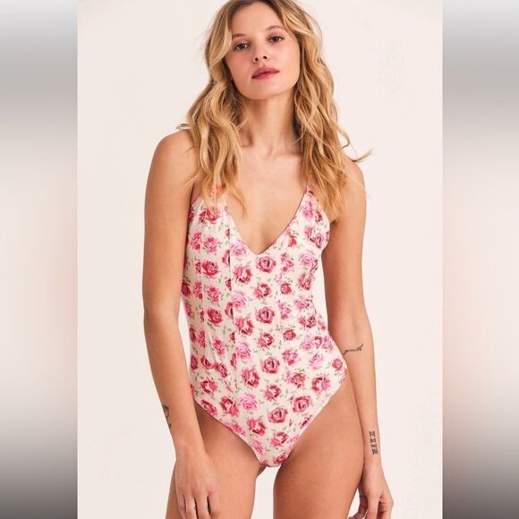 LoveShackFancy Shailee One Piece Swimsuit - Picture 1 of 7